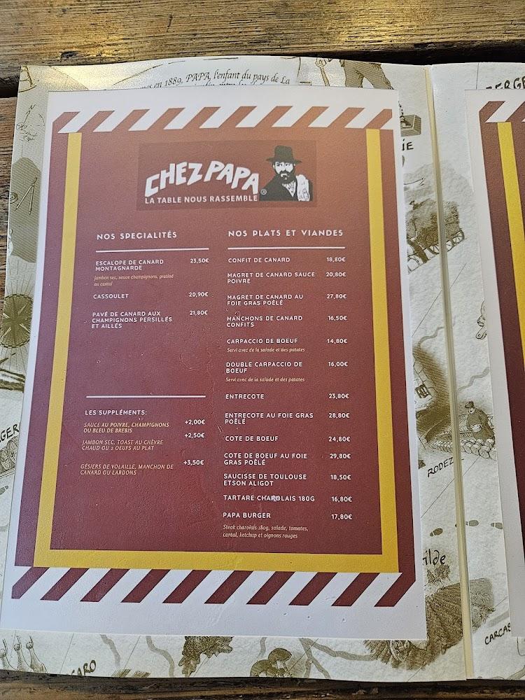 Chez Papa - Menu Image 2